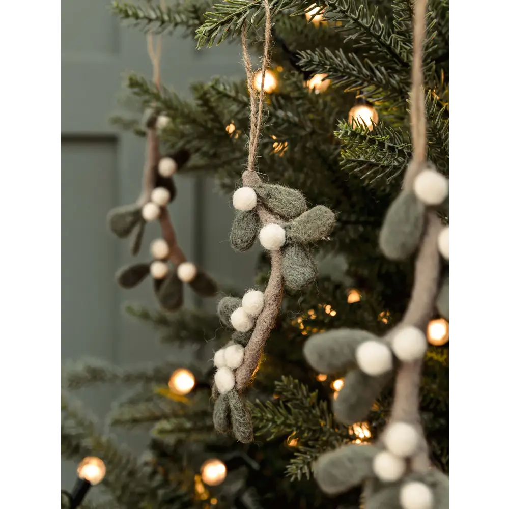 Southwold Mistletoe Decorations Set of 3