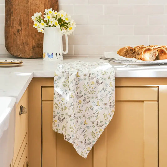Spring Chicken Tea Towel image 1