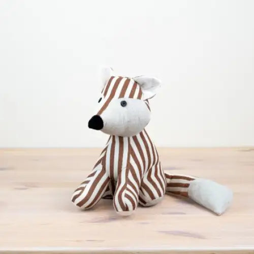 Stripped Fox Doorstop