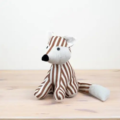 Stripped Fox Doorstop