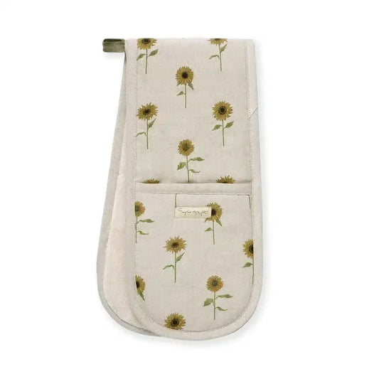 Sunflower Linen Double Oven Glove image 0