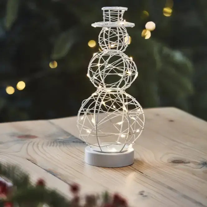 Table Wire Snowman