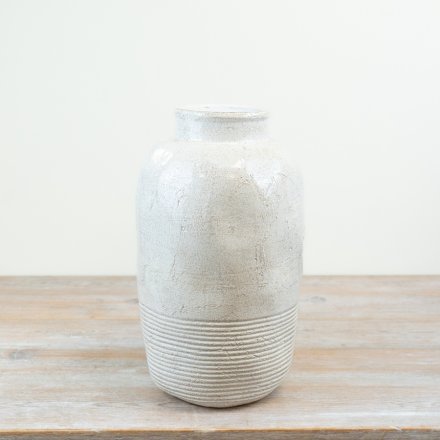 Tall Terracotta Flower Vase