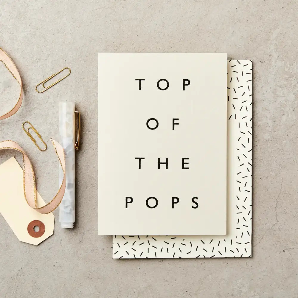 Top of the Pops Father’s Day Card