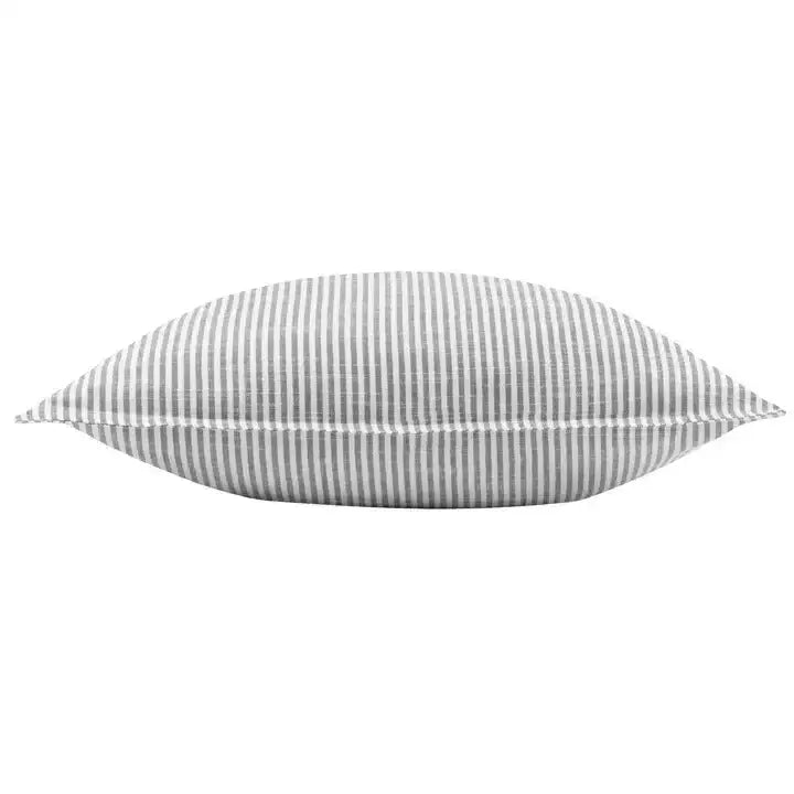 Truro Stripe Reversible Cushion Grey image 3