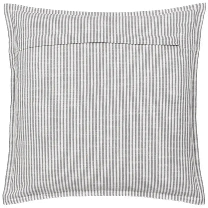 Truro Stripe Reversible Cushion Grey image 2