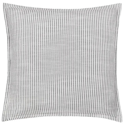 Truro Stripe Reversible Cushion Grey image 0