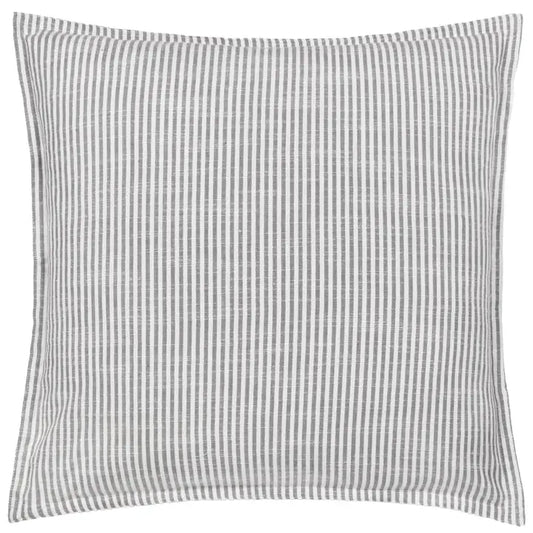Truro Stripe Reversible Cushion Grey image 0