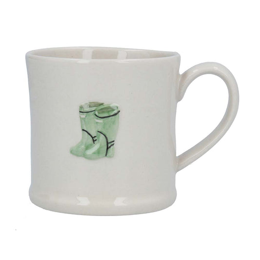 Stoneware Mini Mug - Wellies