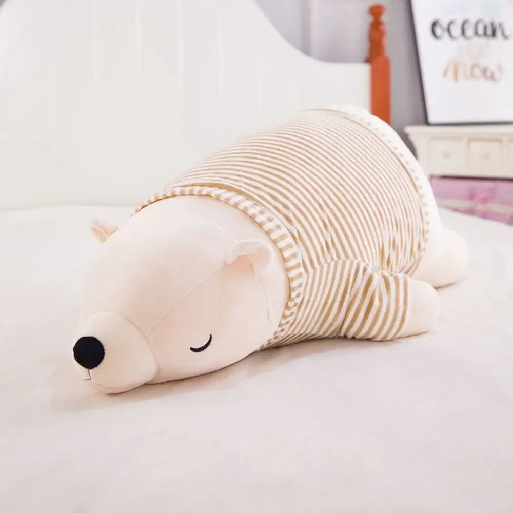 White Polar Bear Stuffed Pillow Plush - 50cm