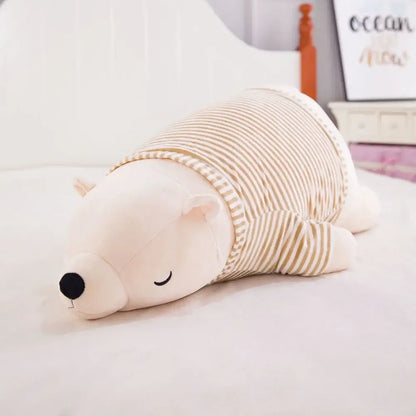 White Polar Bear Stuffed Pillow Plush - 50cm