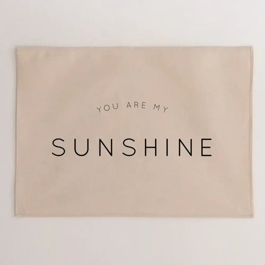 You Are My Sunshine Wall Hanging - Black